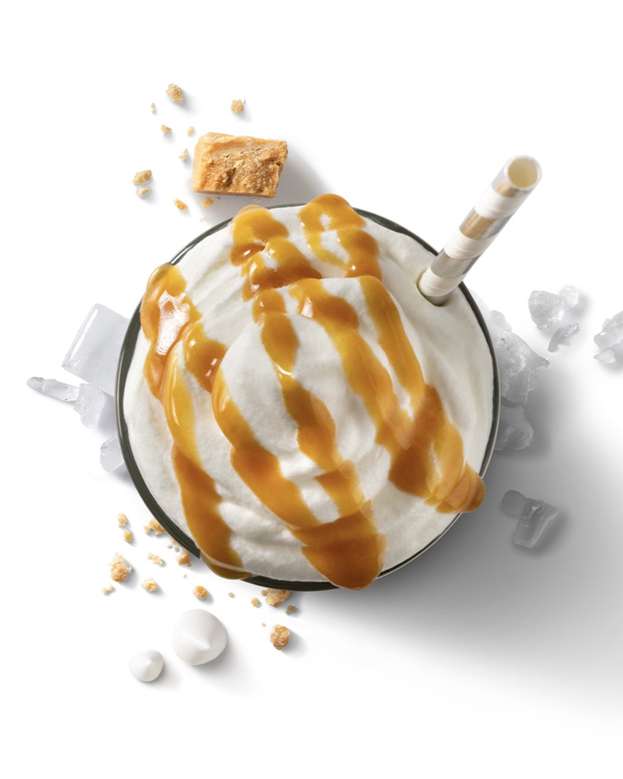 So macht man einen Caramel Frappuccino